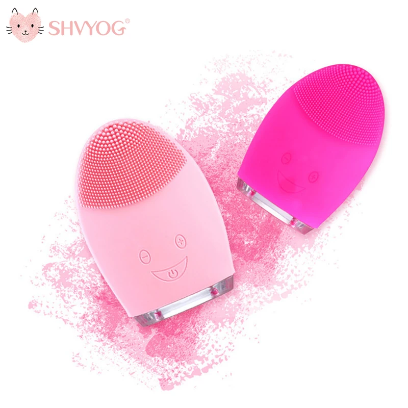 

Electric Facial Cleansing Tool Silicone Face Cleansing Brush Waterproof Washing Face Machine Deep Cleaning Face Brush