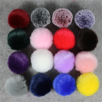 

10Pcs mix color 8cm Big pompom Fluffy Plush cloth Craft DIY Soft pon pom pon poms ball furball home decor Sewing Supplies Craft