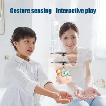 

Mini Anticollision Intelligent Sensor Induction Hand Controlled Pig UFO Drone