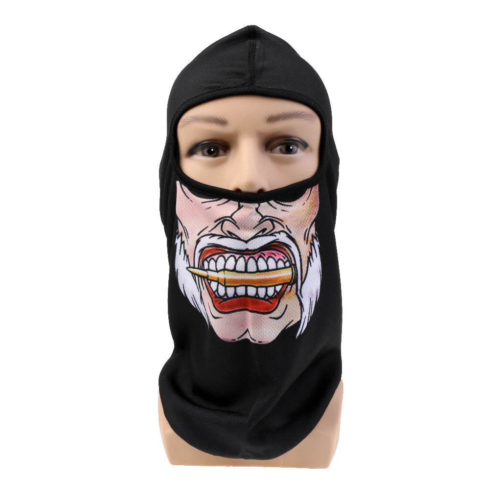 Полиэфирная Ветрозащитная маска для лица, велосипедная Лыжная Балаклава, головные уборы