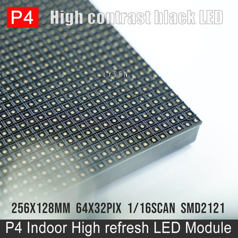Бесплатная доставка P4 внутренняя RGB светодиодный ная матрица 64x32 пикселей SMD