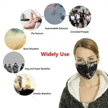 

Cycling BicycleBike Motorcycle Anti Dust Activated Carbon Half Face Mask Filter face masks protection respirator with valve