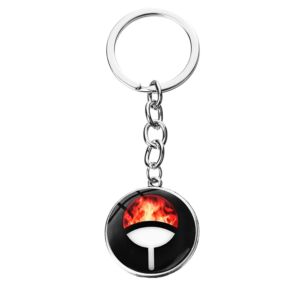 SONGDA Uchiha Clan Rinnegan Sharingan брелок для ключей в форме глаза Аниме Наруто Саске Итачи Какаши Косплей брелок цепочка Мода Аниме подарок - Цвет: Style 25