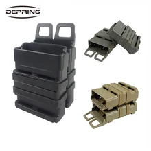 Тактический винтовка, подсумок двойной Быстрый прикрепить Молле Системы черный держатель для 5,56 Принадлежности для охоты