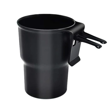 

Car Cup Holder Organizer Drink Bottle Holder Plastic Trash (Black)