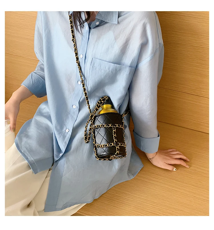 Luxury Women Water Bottle Pouch Totes ins hot style Chain shoulder bag –  BMEssentials