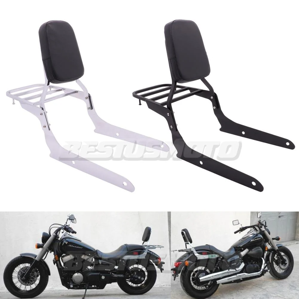 TCMT Rugleuning Sissy Bar bagagedrager geschikt voor Honda Shadow Phantom 750 VT750C2B 2010-2019 Spirit 750 VT750C2 2007-2014