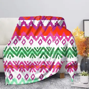 

TOADDMOS Traditional Ethnic Navajo Pattern Premium Blanket Warm Fall Sofa Bedroom Single Throw Blanket Winter Bed Sheet Quilts