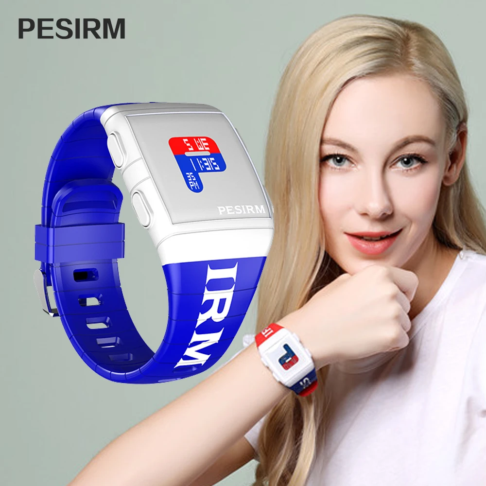 Женские цифровые часы со светодиодной подсветкой PESIRM светящиеся модные