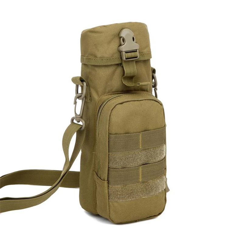 Камуфляжная тактическая нейлоновая сумка для воды, Сумка с системой Molle, гидратационный рюкзак для кемпинга, пешего туризма, велосипедная сумка для бутылки, военная техника