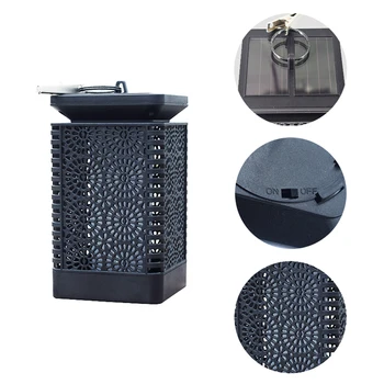 

Solar Lantern Lights Dancing Flame Powered Water-resistant Outdoor Hanging Landscape Decorative Lamp for Garden Yard Patio Path