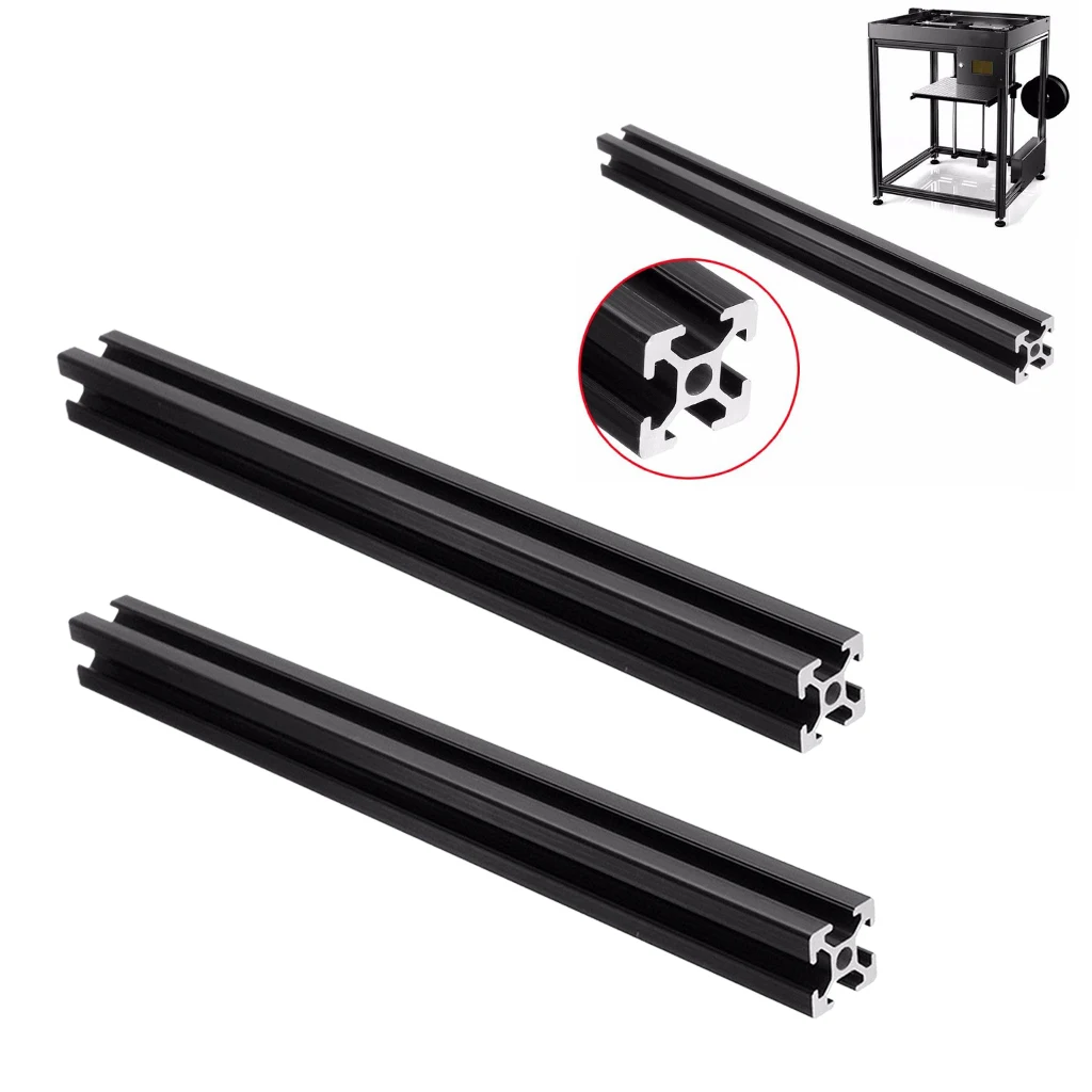 2Pcs/Set 600mm 2020 T-Slot Aluminum Profile Extrusion Frame DIY For 3D Printer CNC
