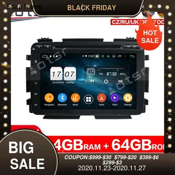 

Android 9.0 Car gps Headunit CD DVD Player For Honda HRV/Vezel 2015+ Auto radio GPS Navigation Multimedia Player Tape Recorder