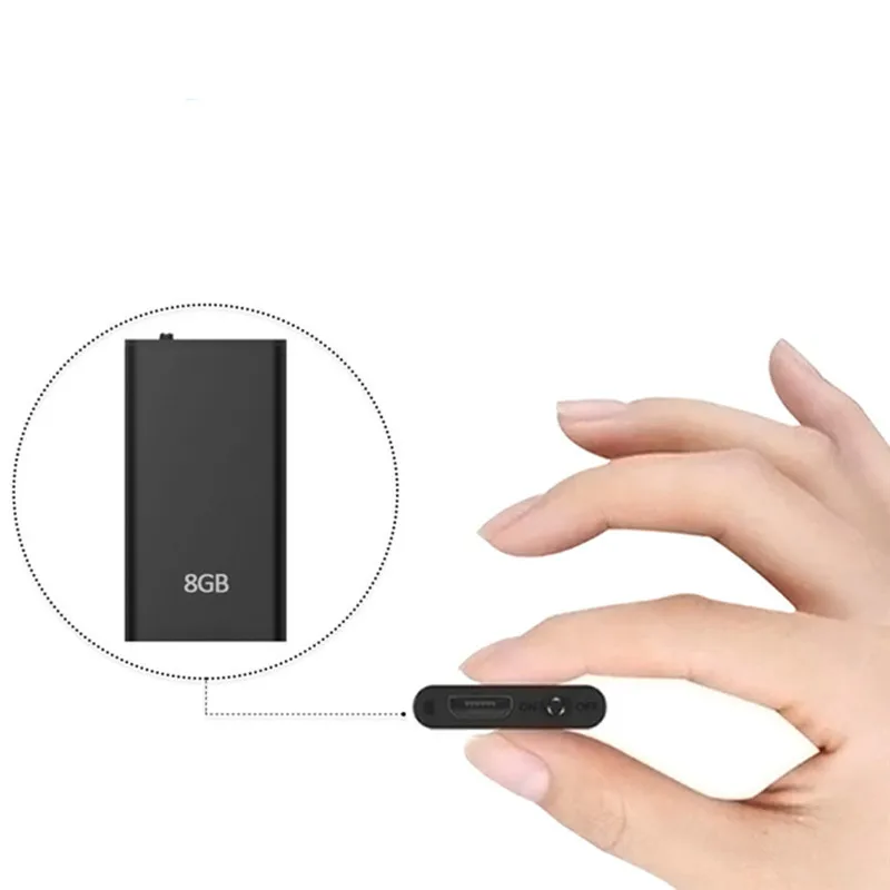 QZT Smallest Digital Voice Recorder MP3 Player Voice Activated Recorder
