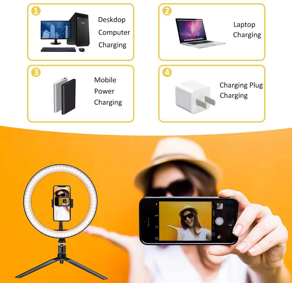 para maquiagem youtube tiktok telefone câmera vídeo