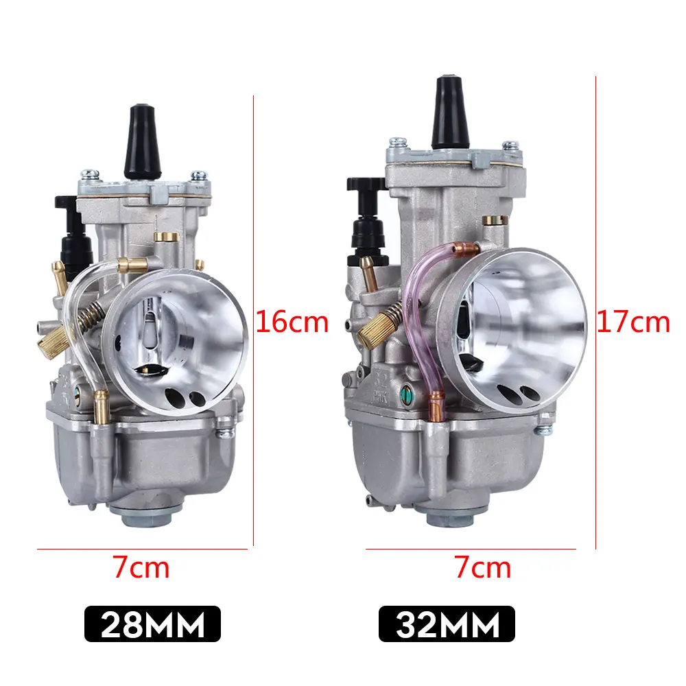 Оригинальная PWK 28/32/34 мм карбюратор Замена для 4 т 75cc до 350cc двигателя KEIHIN Карбюратор мотоцикла для Yamaha Honda Kawasaki