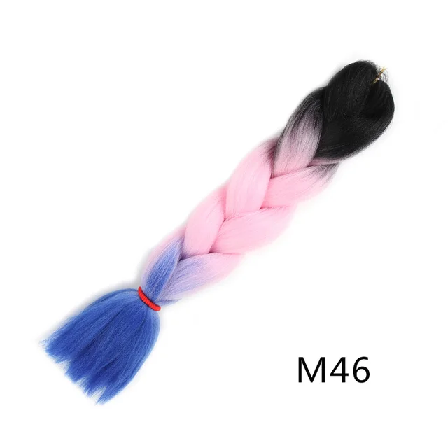 Natifah Jumbo Braiding Hair For Afro Curls Jumbo Box Braids Hair Kanekalon For Hair Afro Extensions Braids Synthetic Fake Hair M46