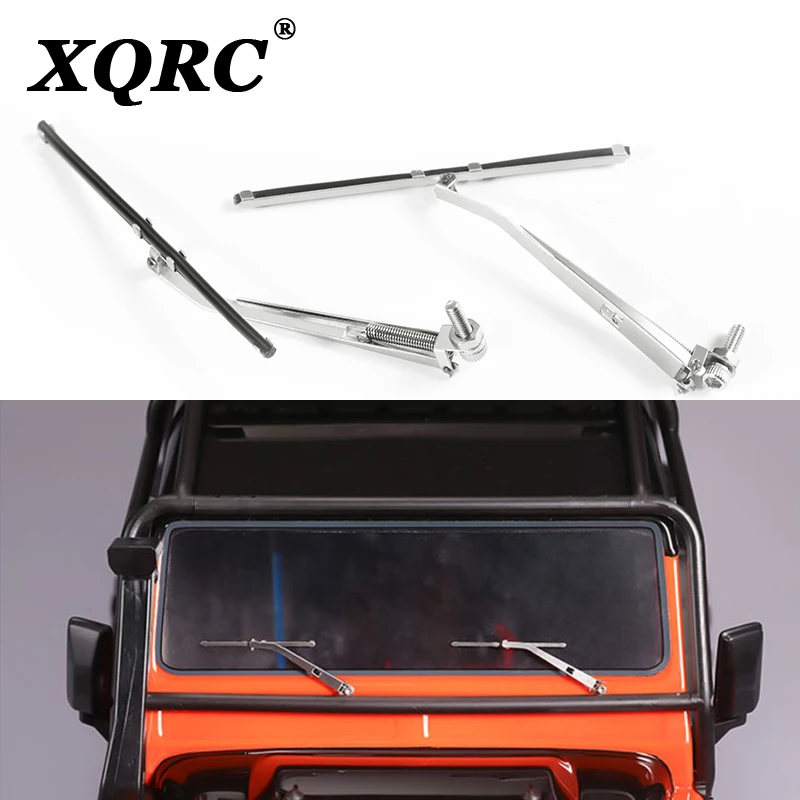 

XQRC 1 pair of metal wiper blades for trx490046 simulation all metal wiper movable wiper of 1 / 10 RC tracked vehicle