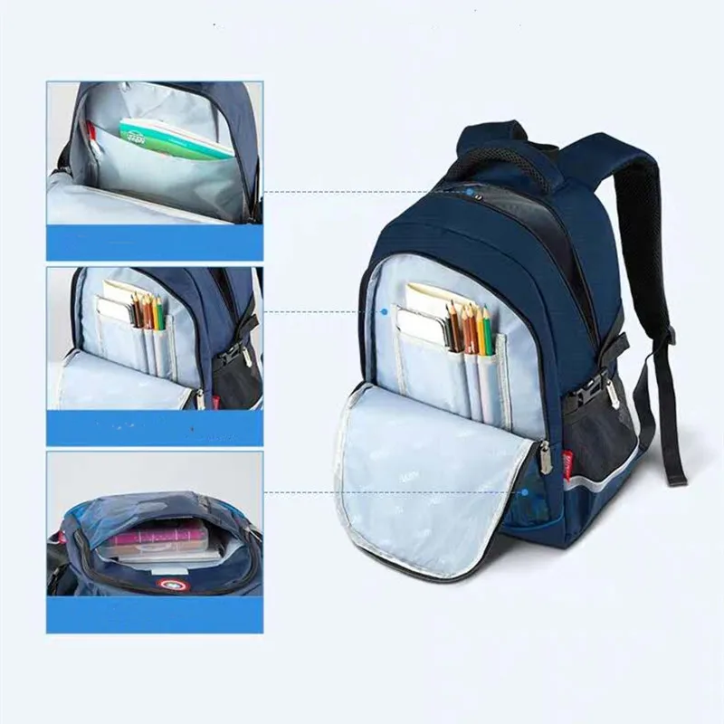 Disney New spider man school bags for boys large capacity water proof primary school backpack teenage kids Mochilas Escolar