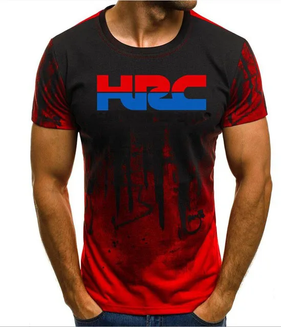 2018 Men Print Repsol HRC race motorcycle modified T-shirt summer 100% cotton short-sleeved akrapovic tshirt E | Автомобили и