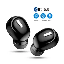 Mini auriculares intrauditivos, inalámbricos por Bluetooth, Auriculares inalámbricos con Bluetooth Invisible, estéreo, manos libres, 5,0