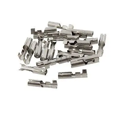 

20 x 3.5mm 9/64" Width Stud Non Insulated Bare Ring Lug Terminal Connector