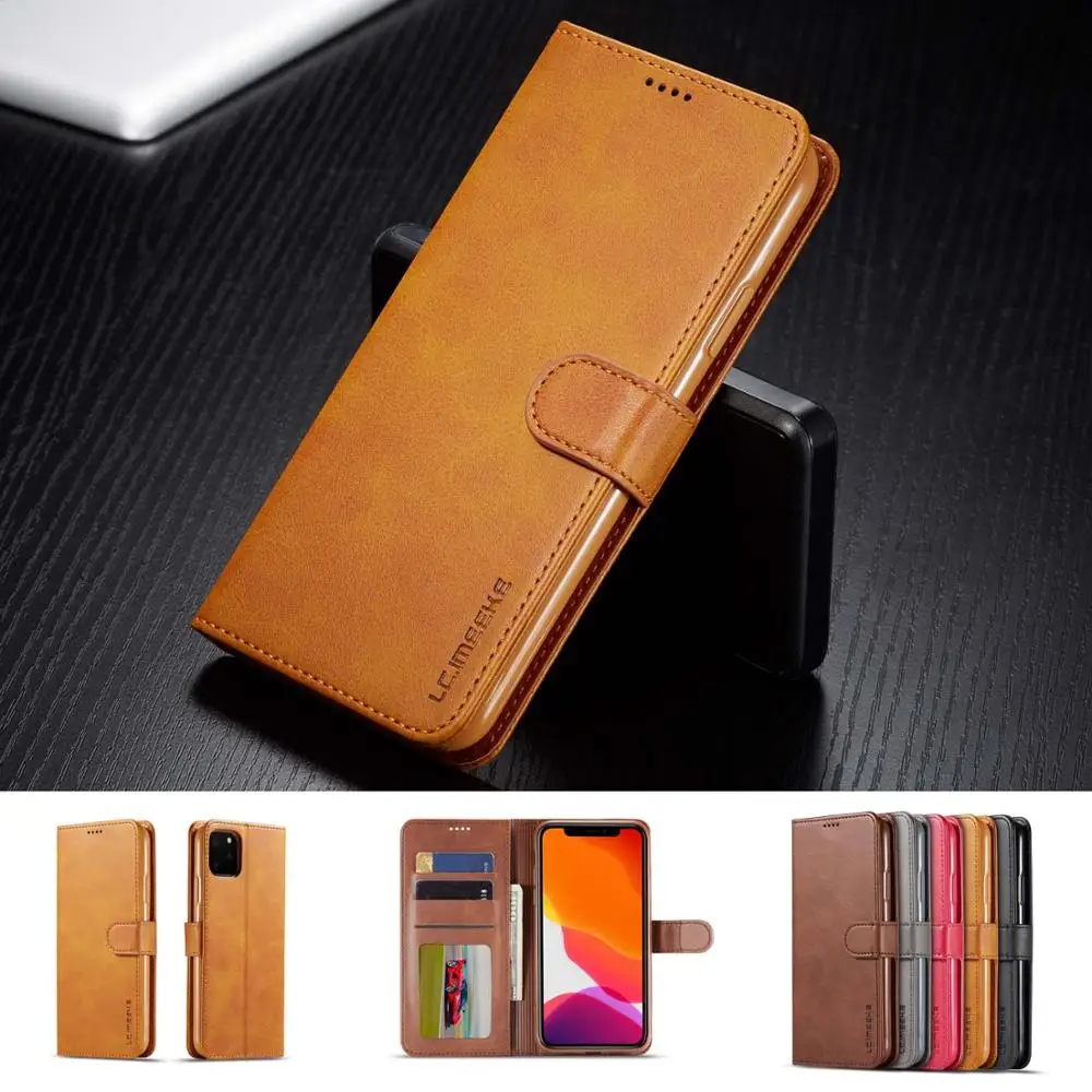 

For Apple iPhone 11 2019 Case Cover Retro Flip Folio Leather Magnetic Closure Wallet Stand Case for iPhone 11 Pro Max 11 Pro