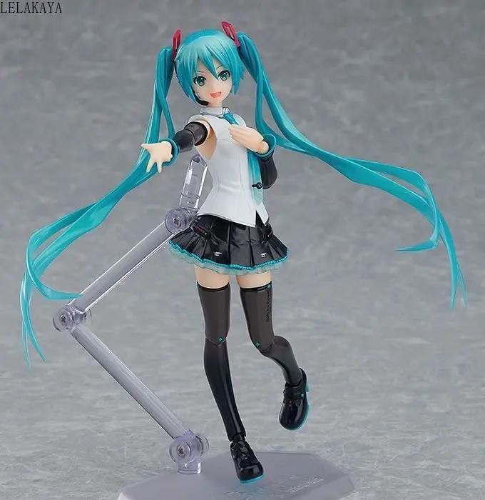 Аниме Сексуальная свободная B-style Figma 394 200# Hatsune Miku V4X вокал Ver милые игрушки для девочек ПВХ фигурка Коллекционная модель LELAKAYA