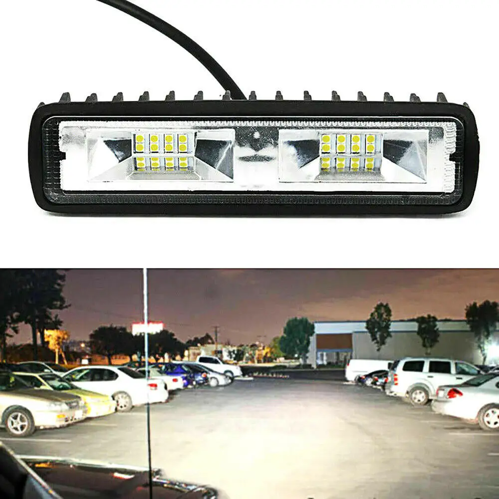 

12-24V 48W LED Bar Light Bar SUV Work Light Bulb Spot Beam Bar LED Car Off Road Driving Fog Lamp Set