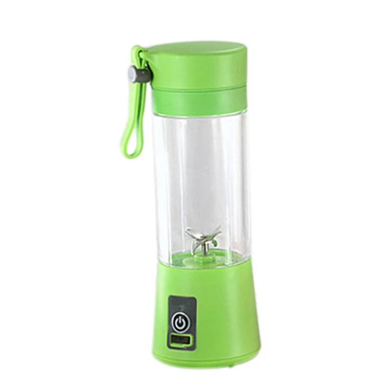 

380Ml Mini Usb Rechargeable Portable Electric Fruit Juicer Smoothie Maker Blender Machine Sports Bottle 4 Sharp Blades Fruit Mix