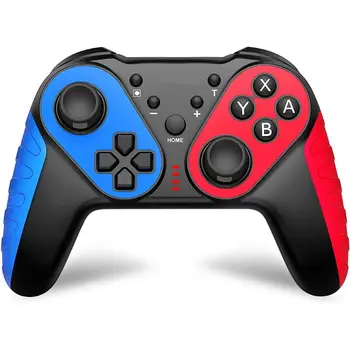 

Wireless Bluetooth Game Remote Controller Joystick 6-axis Gyroscope Turbo Vibration Game Console Gamepad for Switch Pro