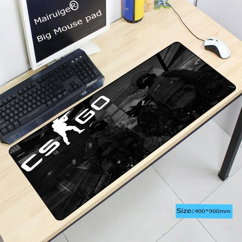 

Laumans90X40CM Large Size mouse pad Anti-slip Natural Rubber PC Computer Gaming mousepad Desk Mat for LOL surprise cs go DOTA