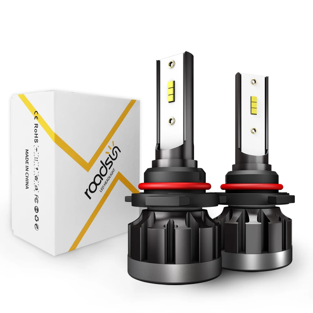 

H4 luces H7 LED Far lamp Car Headlight Accessories Light Bulbs H1 H4 HB3 HB4 H9 9005 9006 Play and Pluy headlamps 6500K CSP 12V
