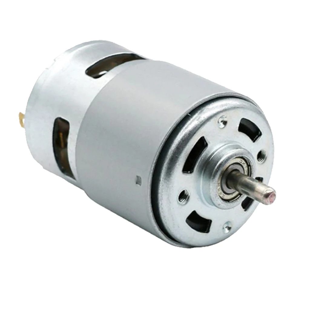 New DC 12V 100W 12000RPM 775 Shaft Motor Large Torque Single Ball Bearing