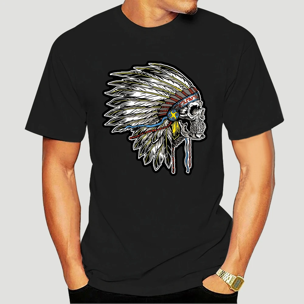 Skull with headdress shirt Clearance