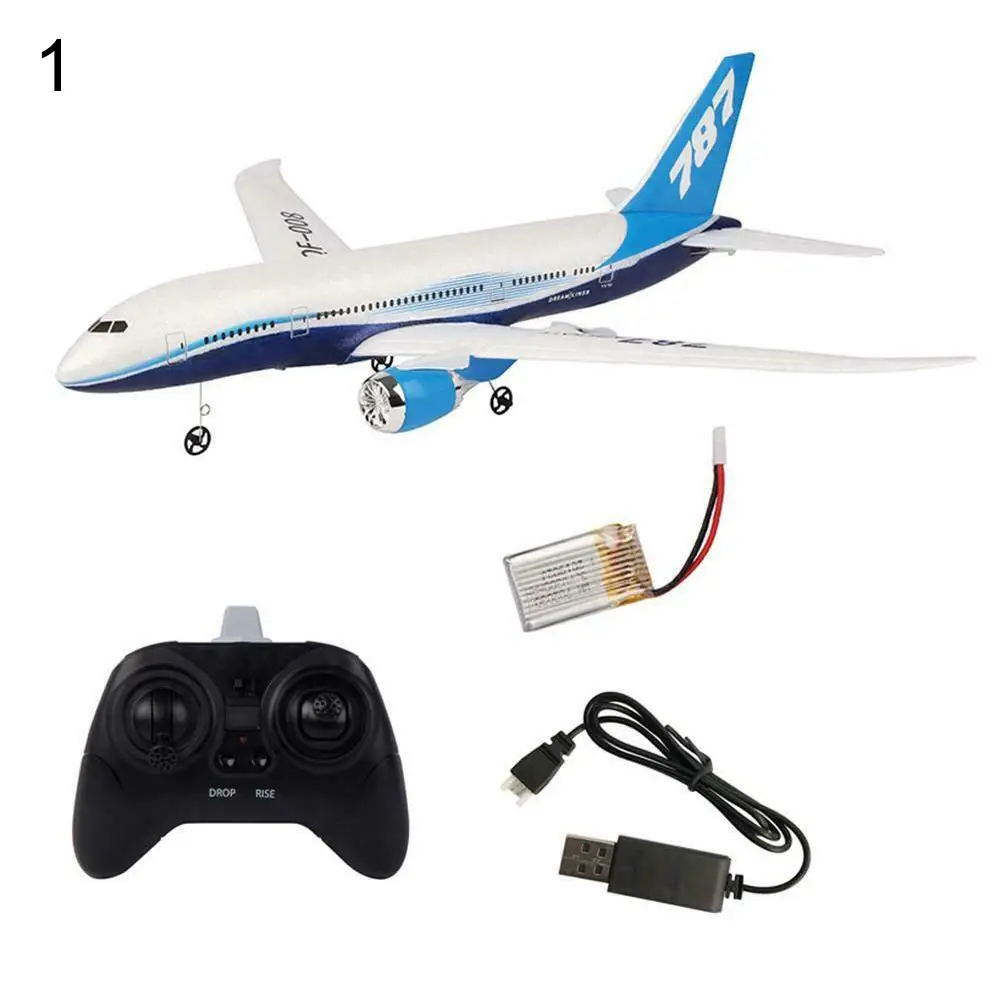 DIY пульт дистанционного управления EPP Самолет RC Дрон Boeing 787 набор летательных