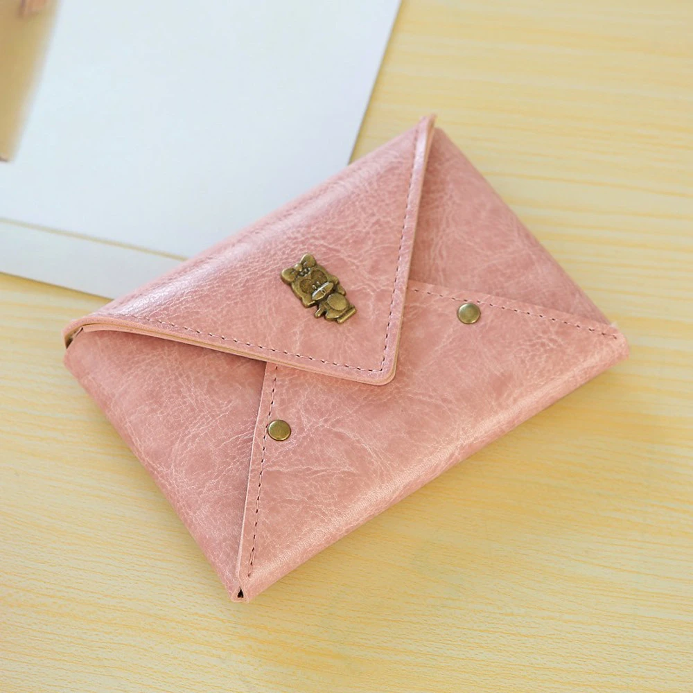 

Matte Leather Women Wallet Luxury Brand Famous Mini Purses Vintage Fashion Lady Wallet for Credit Cards Short Female Coin 816