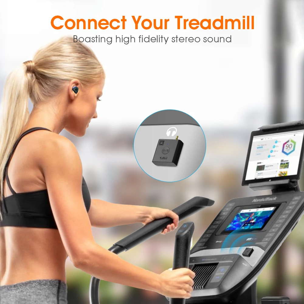 1Mii Bluetooth 5.0 Transmitter With 30H charge