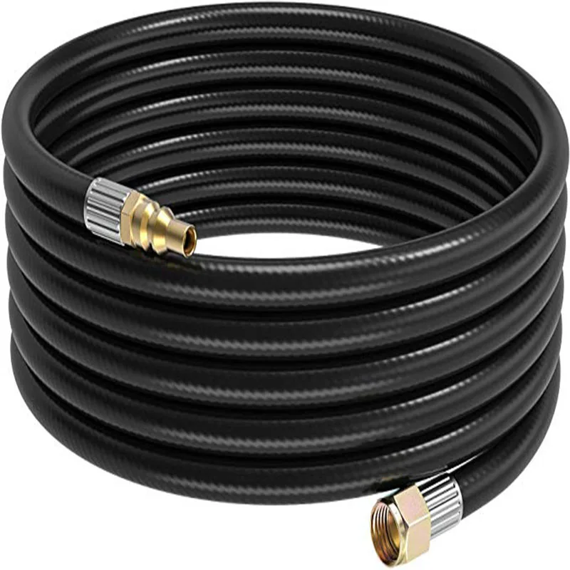 

Kohree RV Propane Hose 12FT 3/8" Female Quick Connect LP Gas Extension Grill BBQ LP Gas Line Extension Hose Connection For Grill