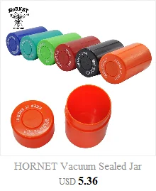 HORNET Stash Jar-герметичный, устойчивый к запаху алюминиевый контейнер для специй с 2 слоями, чехол для табака "вы можете собрать его самостоятельно"