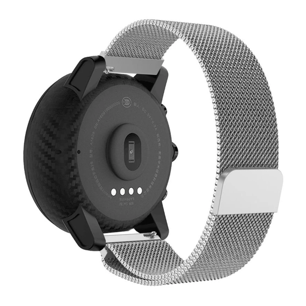 YHNUJM Новая мода Магнитная Нержавеющая сталь ремешок для умных часов Xiaomi Huami Amazfit