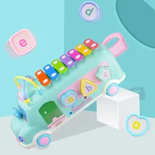 Автомобиль ксилофон Многофункциональный Раннее Обучение музыки подарок для детей FJ88