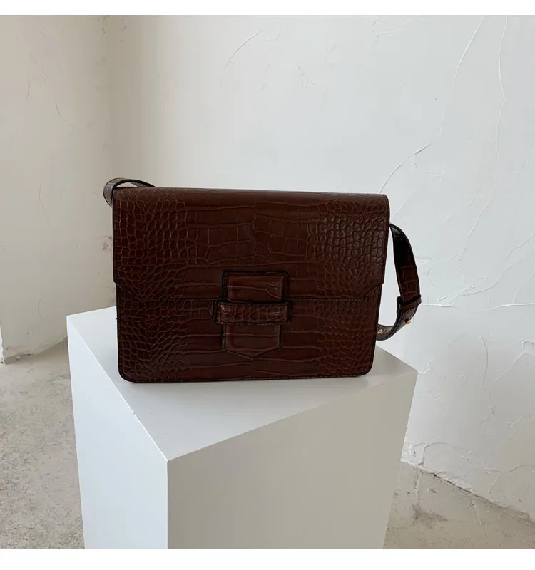 Bolsa Mujer, сумки для женщин, роскошные сумки, женские сумки, дизайнерские, крокодиловый узор, кожа, сумка через плечо, сумка-мессенджер