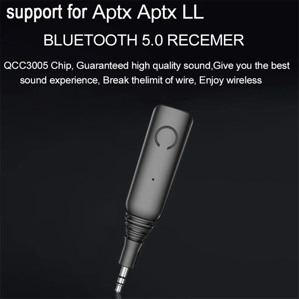 Bluetooth приемник kebidu 5 0 с поддержкой APTX LL/AAC/SBC 3 мм AUX RCA аудио беспроводной адаптер