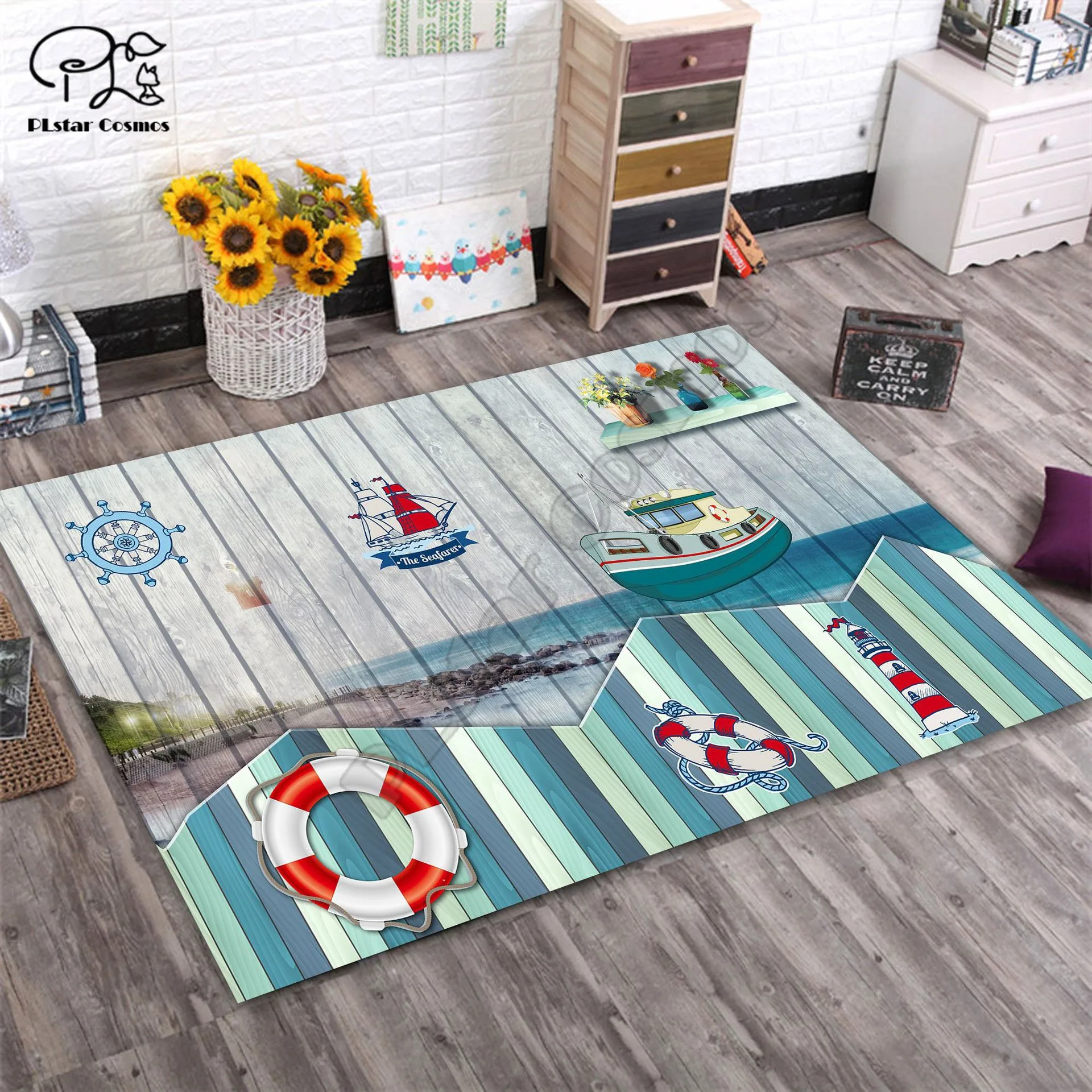 

Game ferry Anti-Skid Area Floor Mat 3D Rug Non-slip Mat Dining Room Living Room Soft Child Bedroom Mat Carpet 05