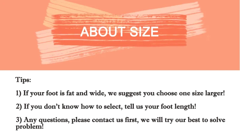 ABOUT SIZE