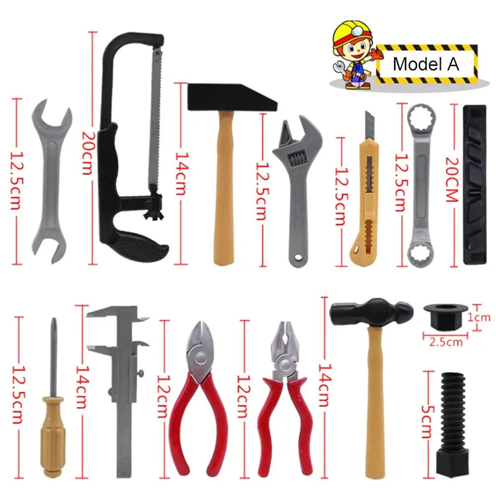 House Game Playing House Play Grown Up Toy Set Simulation Toys Multi-function 14pcs Repair Tools Toys Kit( Randomly Delivered