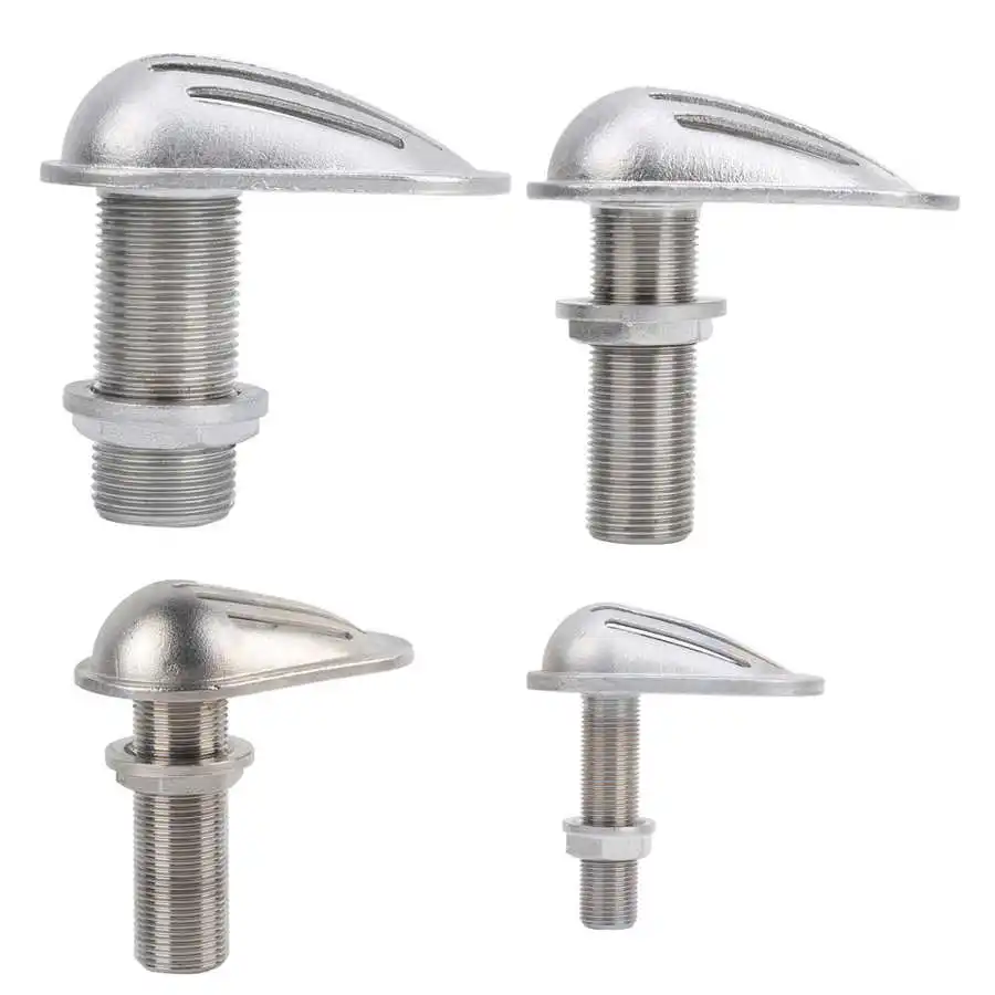 BoatIntakeStrainerMarineWaterOutletHosePipeStainlessSteelThru