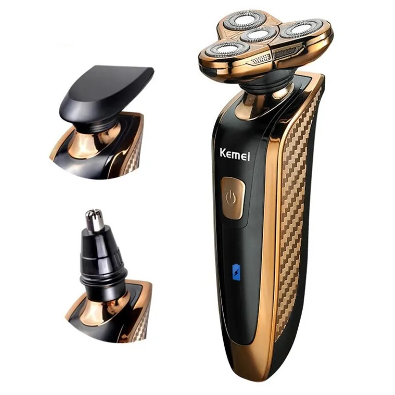 Best Men's Electric Beard Shaver Razor 3D Floating Rotary Shaving Men Mustache Face Hair Clipper
