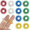 5Pcs Spiky Sensory Anxiety Ring for Finger Massage Hand Acupressure Massager Fidget Rings Toy Stress Relief Circulation Rings 1